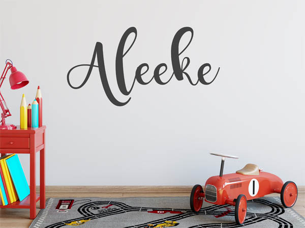Wandtattoo Aleeke in Handschrift