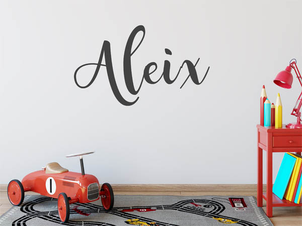 Wandtattoo Aleix in Handschrift