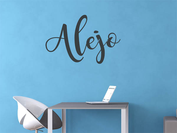 Wandtattoo Alejo in Handschrift
