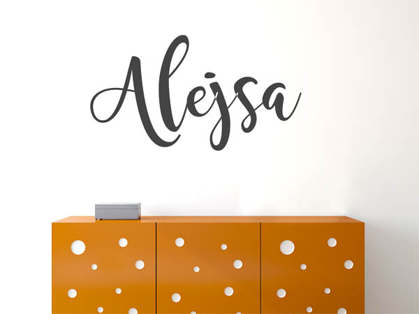Wandtattoo Alejsa in Handschrift