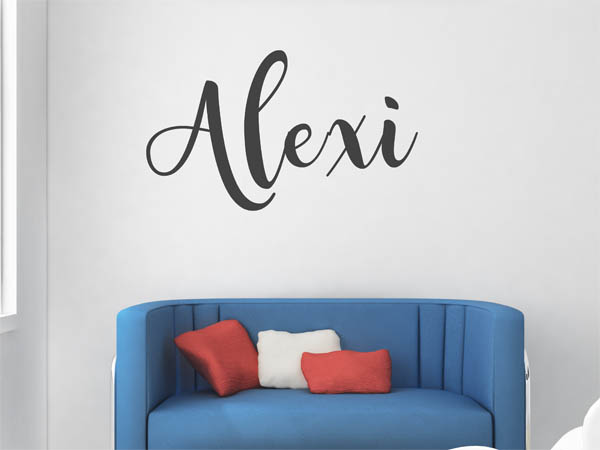 Wandtattoo Alexi in Handschrift