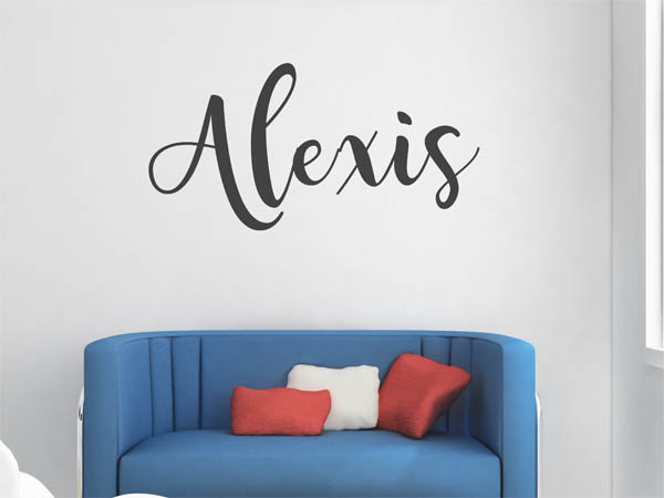 Wandtattoo Alexis in Handschrift