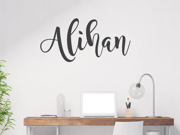 Wandtattoo Alihan in Handschrift