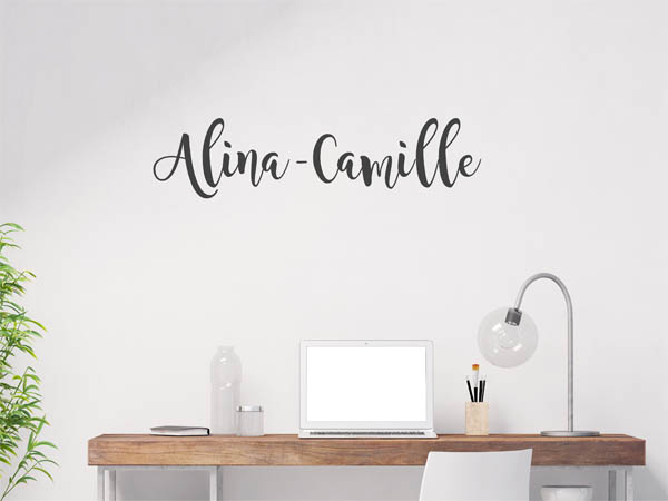 Wandtattoo Alina-Camille in Handschrift