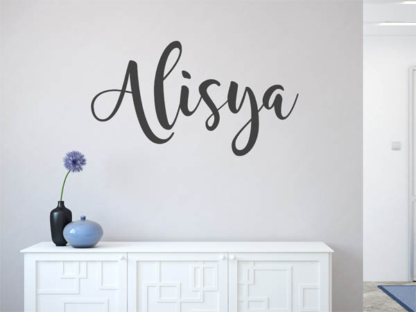 Wandtattoo Alisya in Handschrift