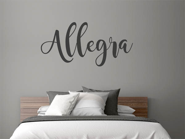 Wandtattoo Allegra in Handschrift