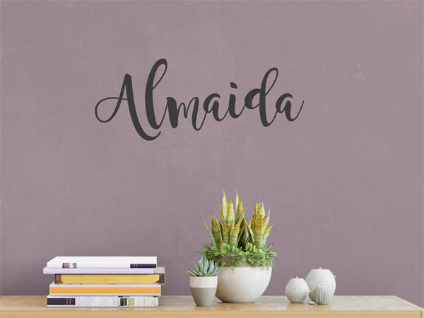 Wandtattoo Almaida in Handschrift