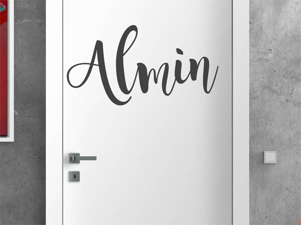 Wandtattoo Almin in Handschrift