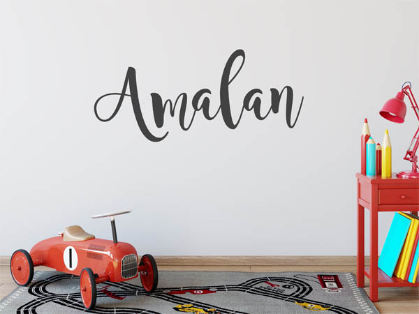 Wandtattoo Amalan in Handschrift