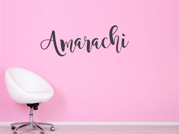 Wandtattoo Amarachi in Handschrift