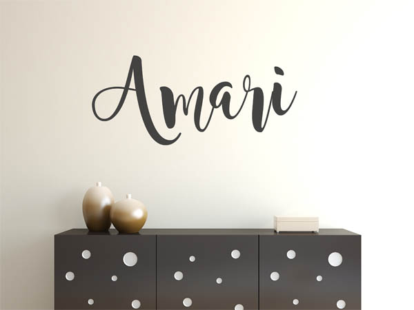 Wandtattoo Amari in Handschrift