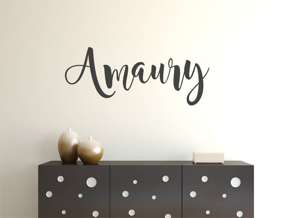 Wandtattoo Amaury in Handschrift