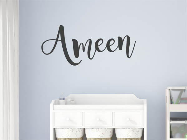 Wandtattoo Ameen in Handschrift