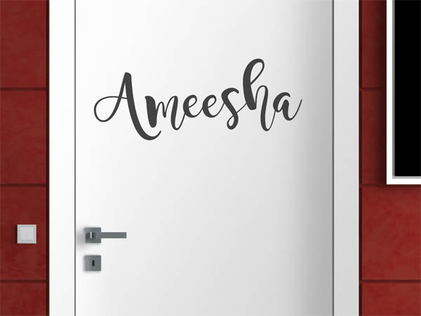 Wandtattoo Ameesha in Handschrift