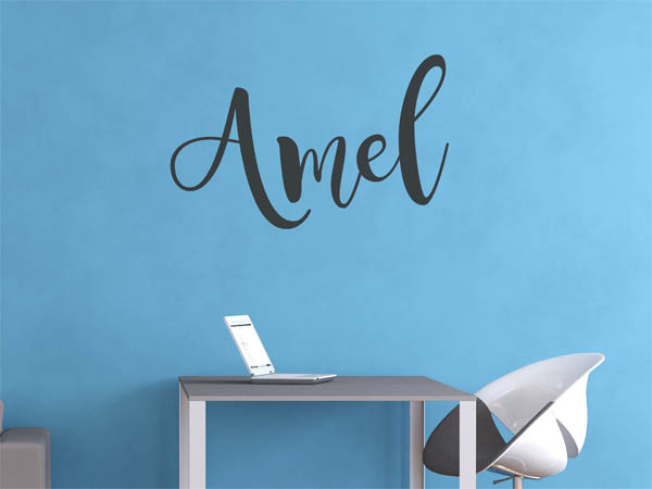 Wandtattoo Amel in Handschrift