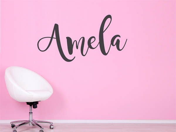 Wandtattoo Amela in Handschrift