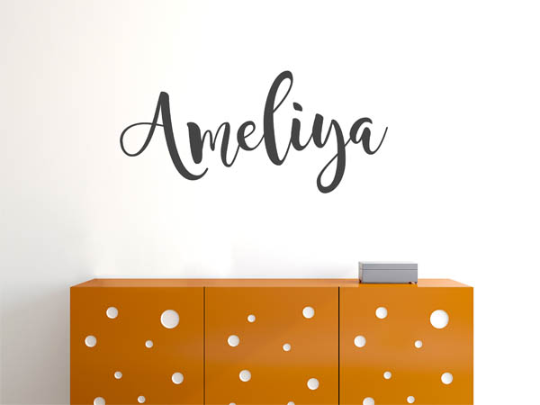 Wandtattoo Ameliya in Handschrift