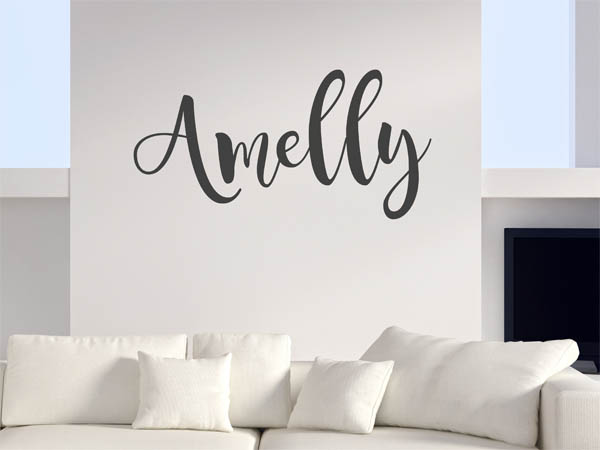 Wandtattoo Amelly in Handschrift