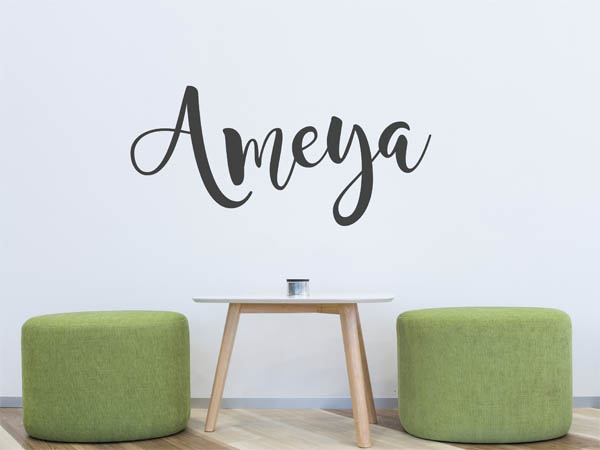 Wandtattoo Ameya in Handschrift