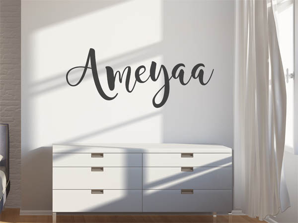 Wandtattoo Ameyaa in Handschrift