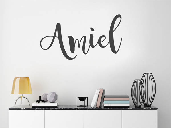 Wandtattoo Amiel in Handschrift