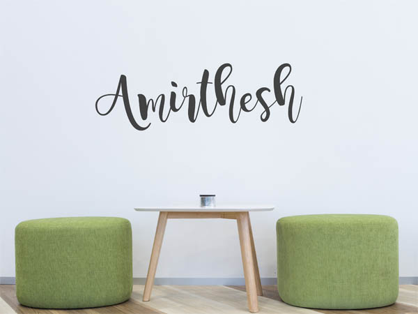 Wandtattoo Amirthesh in Handschrift