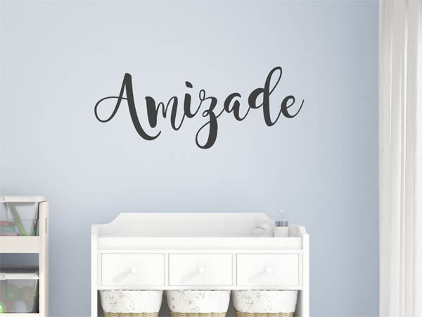 Wandtattoo Amizade in Handschrift