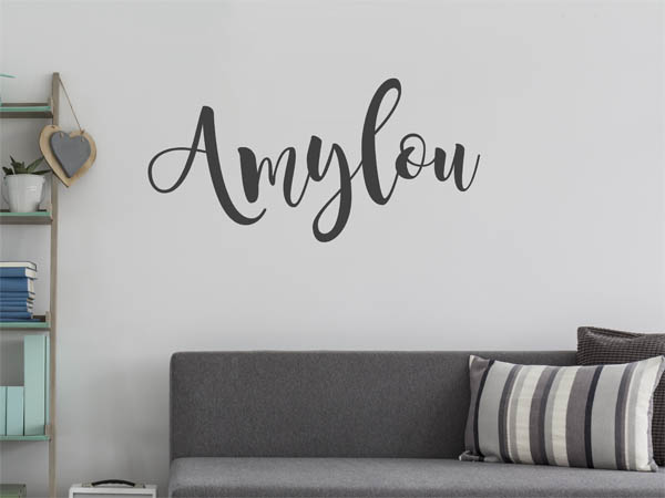 Wandtattoo Amylou in Handschrift