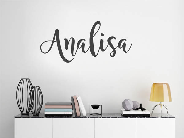 Wandtattoo Analisa in Handschrift