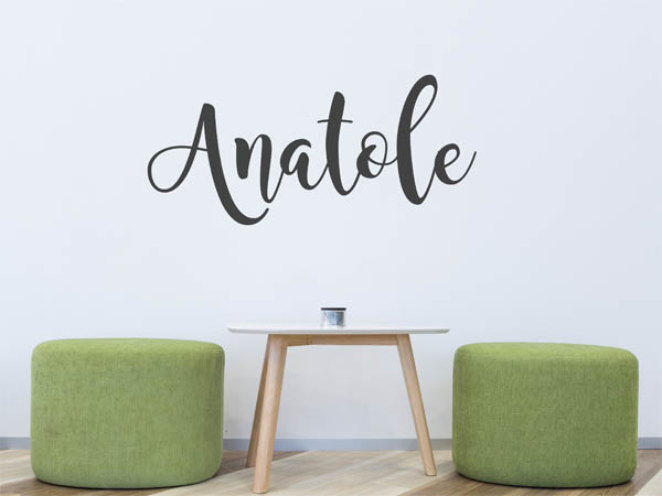Wandtattoo Anatole in Handschrift
