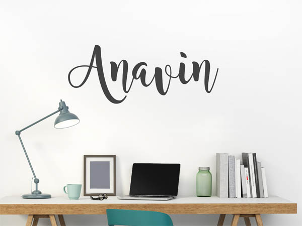 Wandtattoo Anavin in Handschrift
