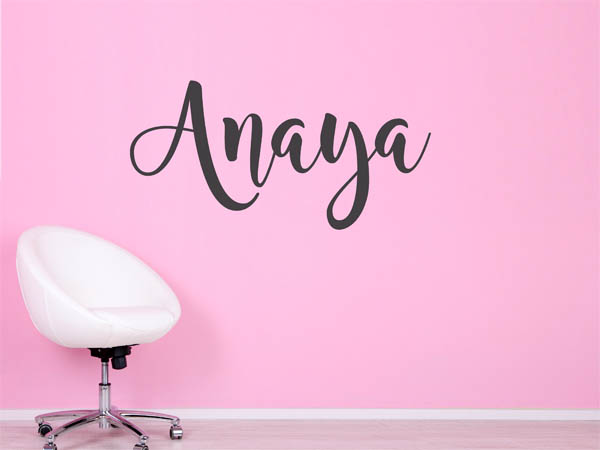 Wandtattoo Anaya in Handschrift