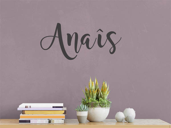 Wandtattoo Anaîs in Handschrift