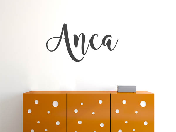 Wandtattoo Anca in Handschrift