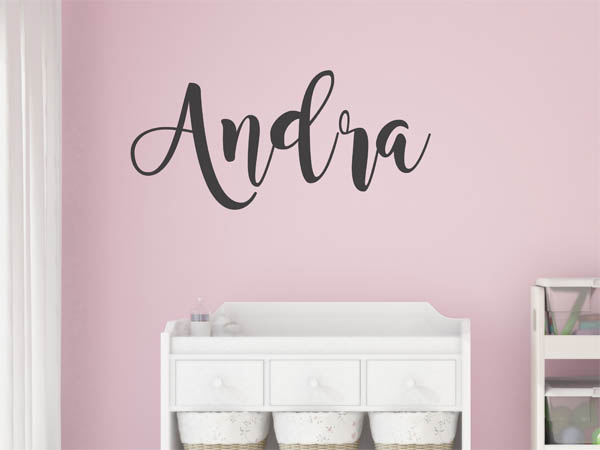 Wandtattoo Andra in Handschrift