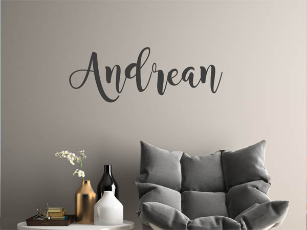 Wandtattoo Andrean in Handschrift