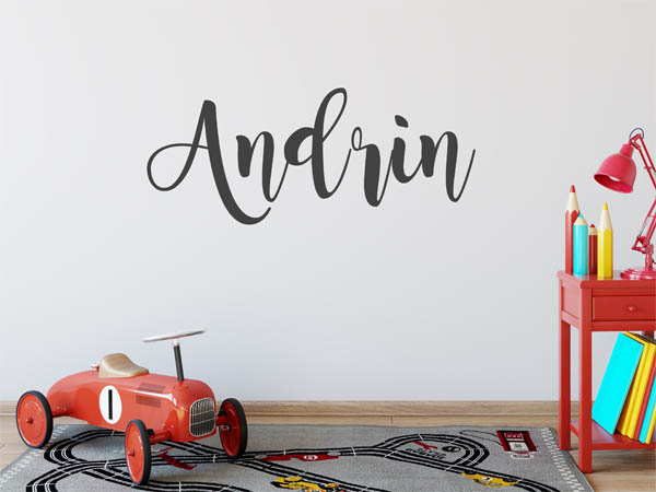 Wandtattoo Andrin in Handschrift