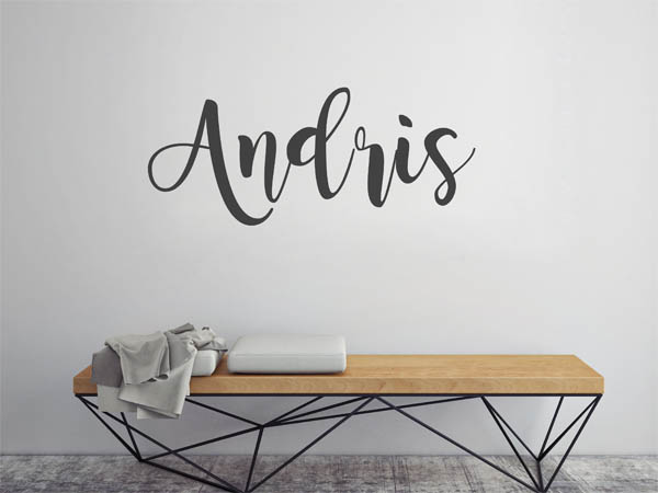 Wandtattoo Andris in Handschrift