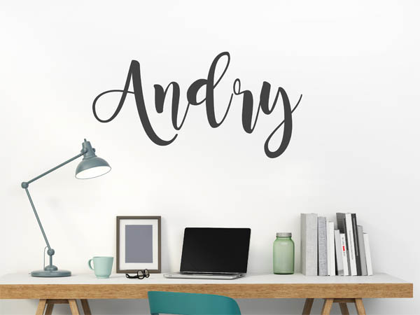 Wandtattoo Andry in Handschrift