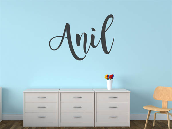 Wandtattoo Anil in Handschrift