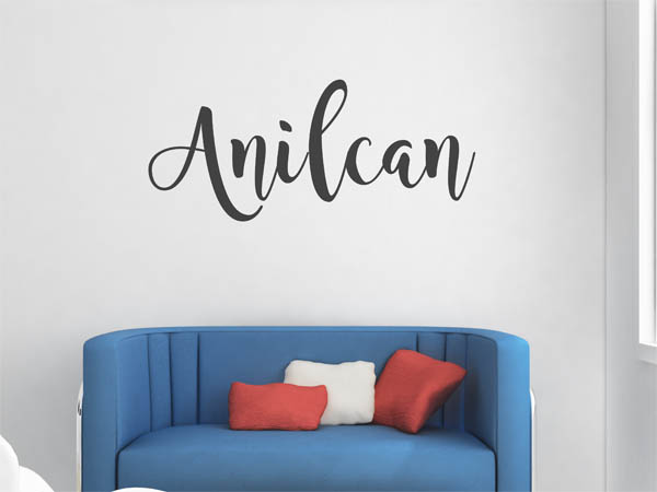 Wandtattoo Anilcan in Handschrift