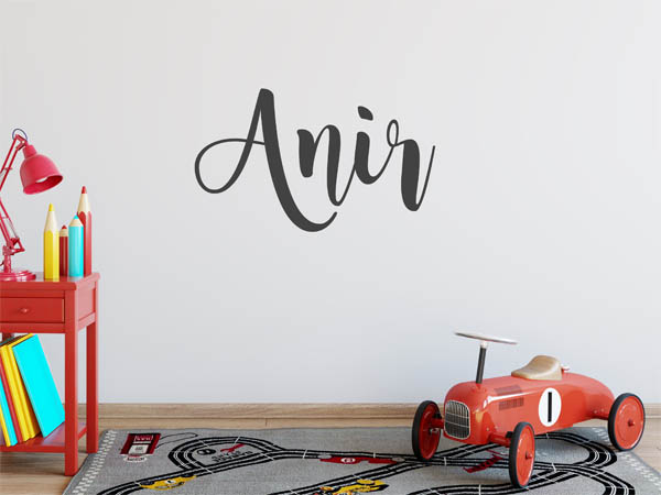 Wandtattoo Anir in Handschrift