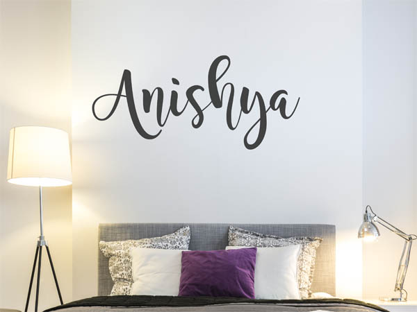 Wandtattoo Anishya in Handschrift