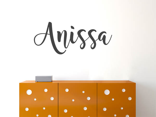 Wandtattoo Anissa in Handschrift