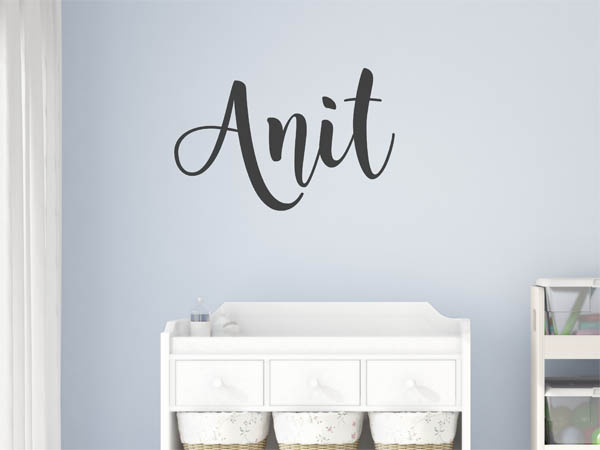 Wandtattoo Anit in Handschrift