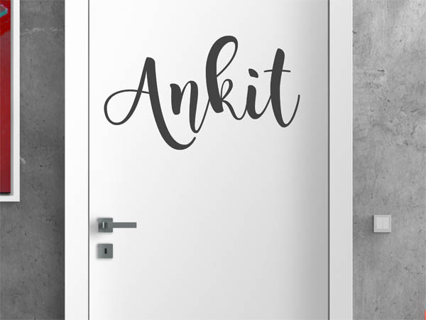 Wandtattoo Ankit in Handschrift