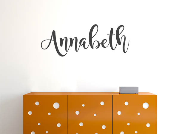 Wandtattoo Annabeth in Handschrift