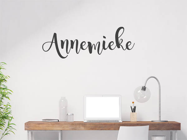 Wandtattoo Annemieke in Handschrift