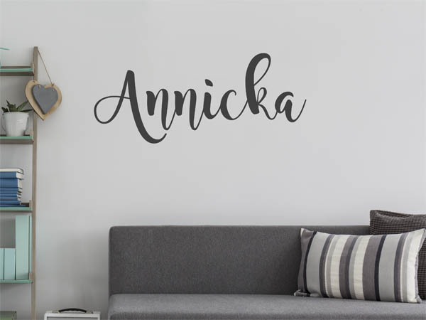 Wandtattoo Annicka in Handschrift