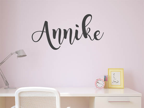 Wandtattoo Annike in Handschrift